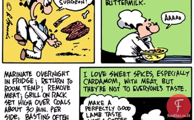 La cucina del fumetto: agnello yemenita