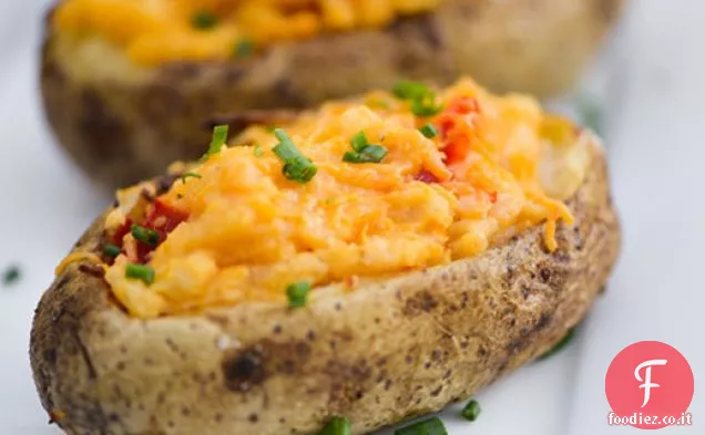 Pimento Formaggio due volte patate al forno