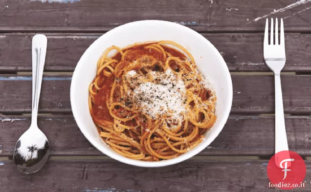 La ricetta di spaghetti 4 4 che ha un sapore quasi buono come la ricetta di spaghetti Spaghetti 24