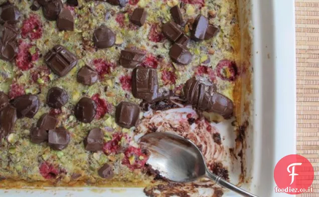 Cioccolato Lampone Pistacchio Clafoutis