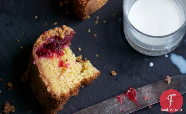 Torta di salsa di mirtilli avanzi