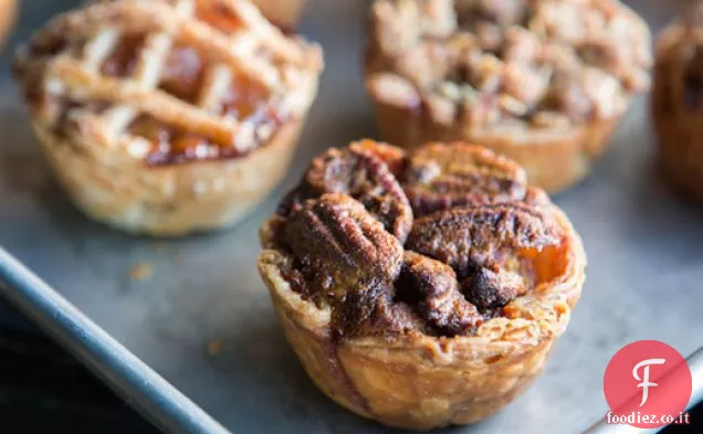 Mini torte di noci pecan