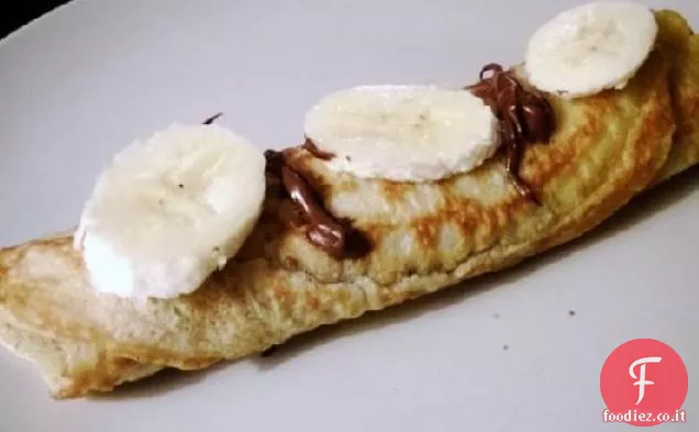 Nutella Banana Pancake stile tedesco