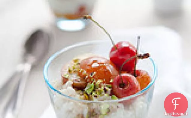 Risotto al Miele di Lavanda con Drupacee Tostate alla Vaniglia