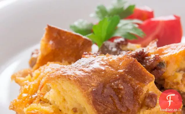 Colazione budino di pane