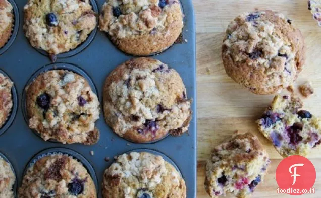 Zucchero di canna Berry Crumble Muffin