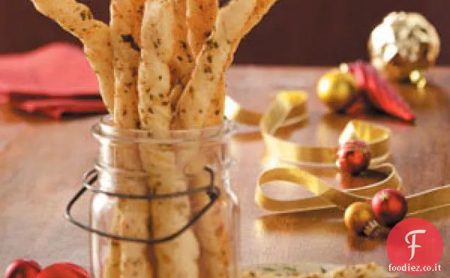 Grissini di Parmigiano all'Aglio italiano