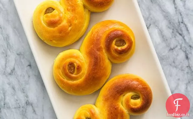 Focacce allo zafferano di Santa Lucia