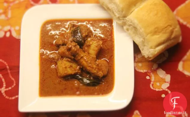 Pollo alla Kerala (curry di Nadan Khozi)