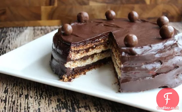 Torta di Meringa alla Nocciola maltata