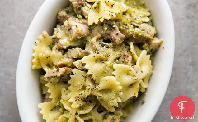 Pesto di limone Pasta di tacchino