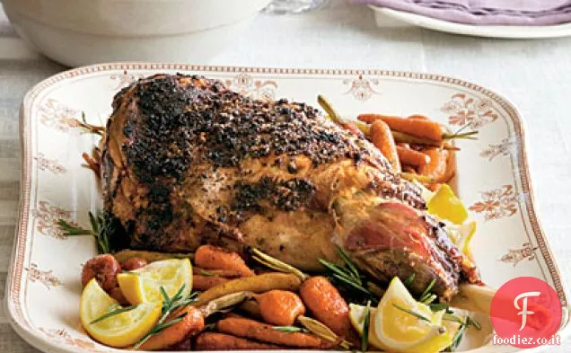 Agnello arrosto al rosmarino