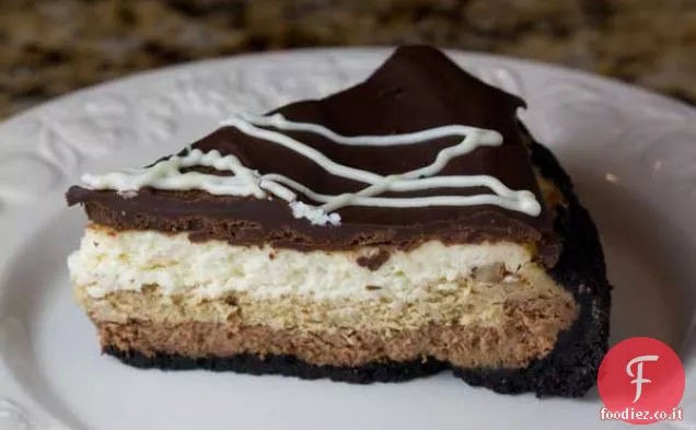 Cioccolato smaltato triplo strato Cheesecake