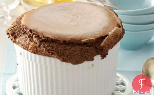 Soufflé di cioccolata calda