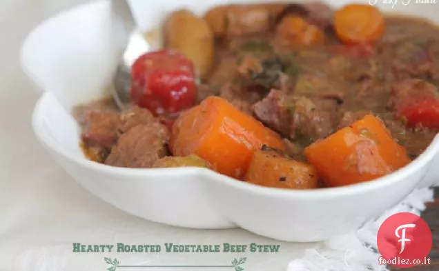 Hearty arrosto di verdure stufato di manzo / Fornello lento s