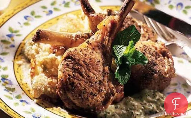 Costolette di Agnello con Menta Aïoli
