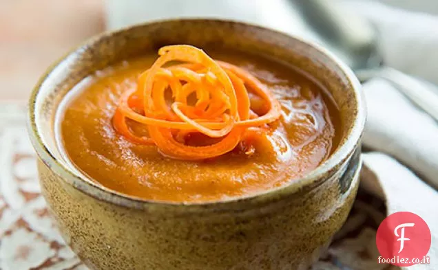 Zuppa di carote e pomodori