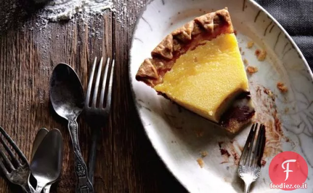 Quattro & Venti Blackbirds ' fondo nero torta al limone