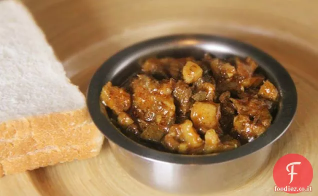 Maiale Sorpotel (Goan frattaglie di maiale stufato)