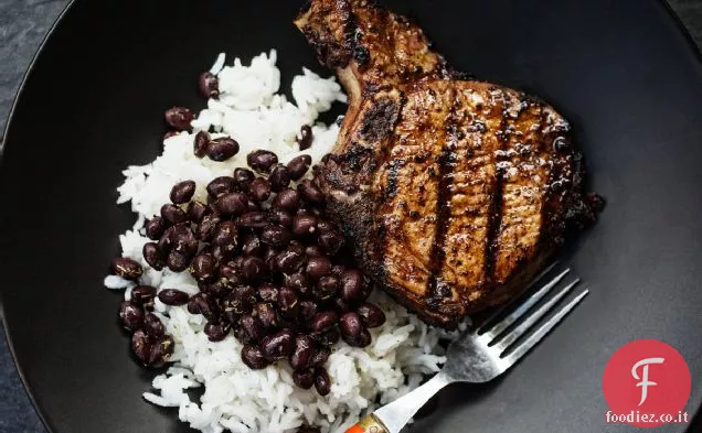 Piccante alla griglia Jerk Braciole di maiale ricetta