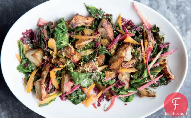 Insalata di bietole con Cuori di carciofo e Kalamata Ricetta Vinaigrette di olive