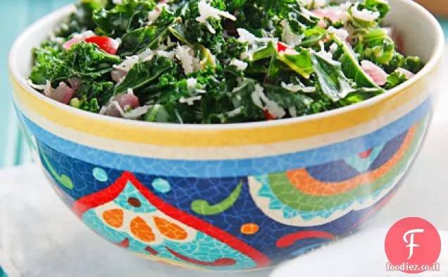 Cavolo Mallung (Cavolo dello Sri Lanka e cocco)