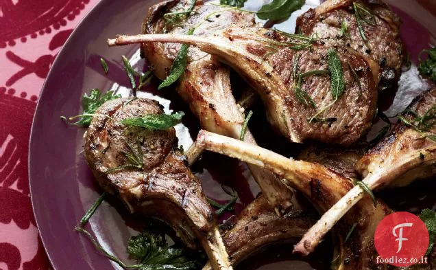 Costolette di agnello con erbe aromatiche