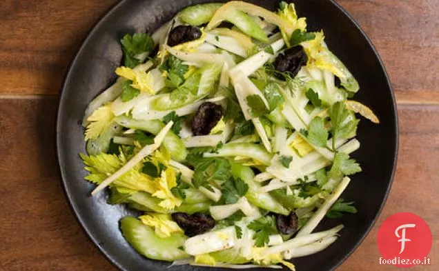 Insalata di finocchio, prezzemolo e sedano
