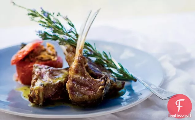 Costolette di Agnello alla griglia con Ladolemono