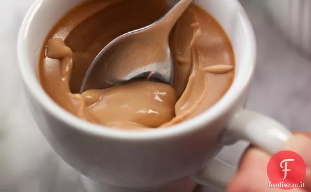 Crema pasticcera al Caramello bruciata di Michael Recchiuti (Pots de Crème)