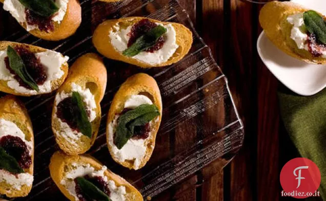 Crostini di Fichi e Caprini