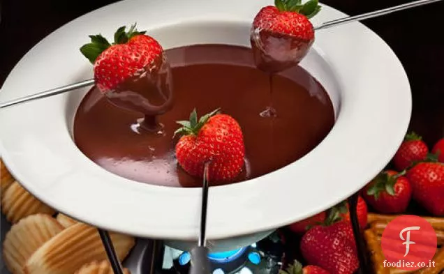 Fonduta di cioccolato - Contorno Ricetta