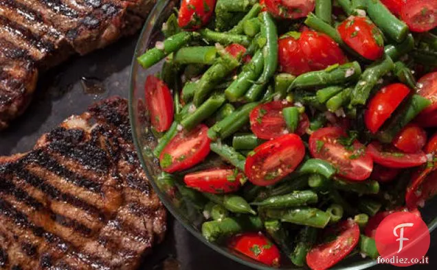 Insalata di fagiolini e pomodorini