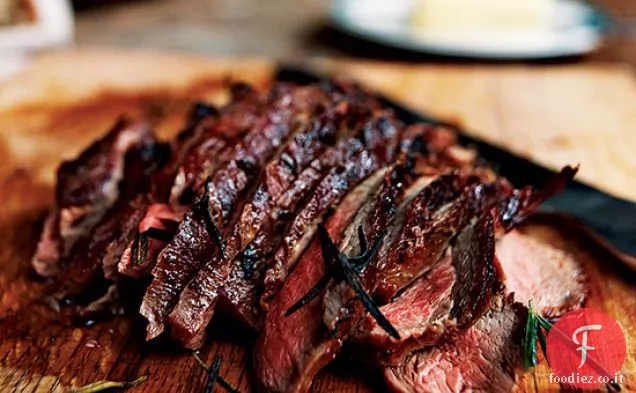 Coscia d'Agnello alla griglia con Aglio e Rosmarino