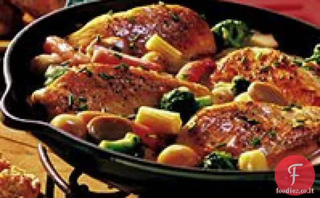 Cena di pollo in stile casalingo