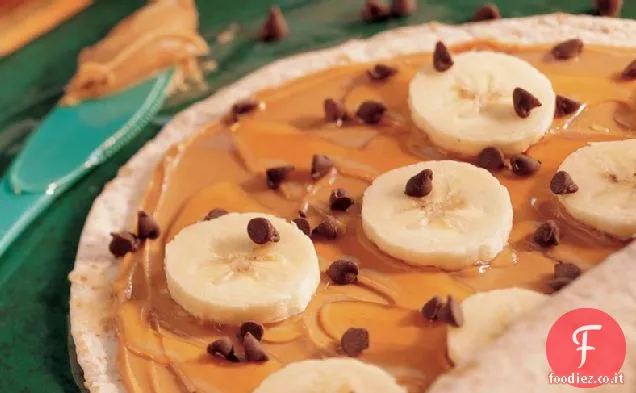 Burro di arachidi e impacchi di banana
