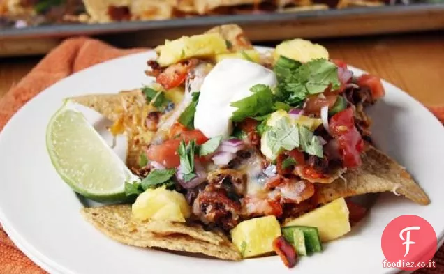 Chorizo-Nachos all'ananas