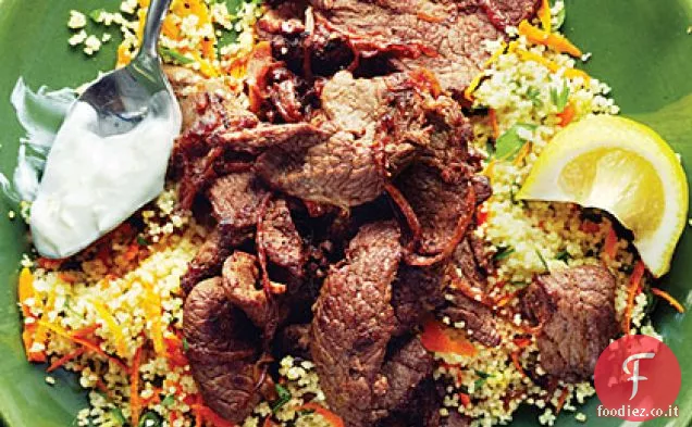 Agnello Shawarma con insalata di Couscous