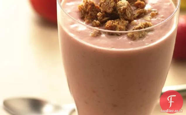 Frullati di bacche di granola e banana
