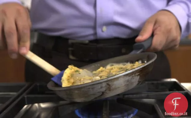 Tortilla di gamberetti e patatine