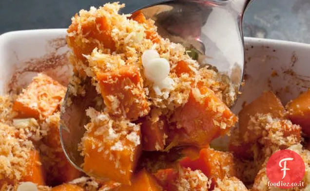 Patate dolci glassate in tempura con Panko croccante