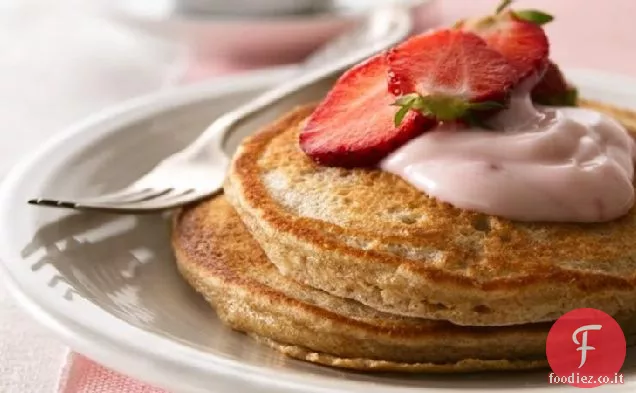 Frittelle di fragole integrali