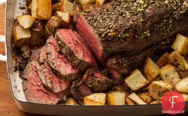 Filetto di manzo arrostito alle erbe