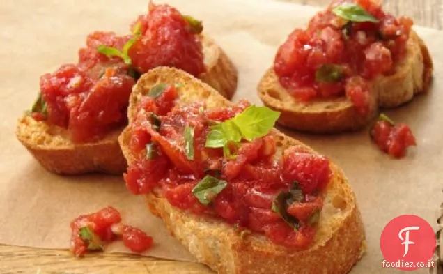 Bruschetta di dieci minuti