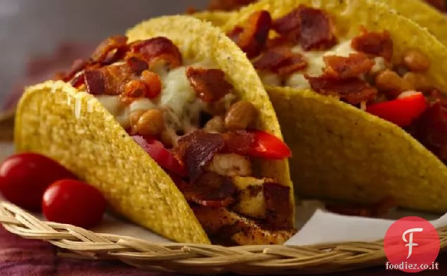 Tacos di pollo sfrigolanti del selvaggio West