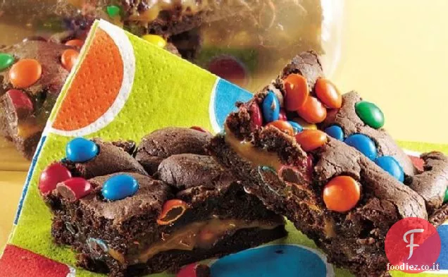 Barrette di cioccolato e caramello