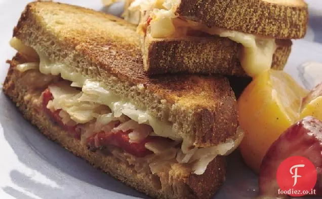 Panini vegetariani Reuben