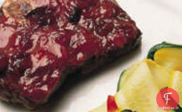 Cervo con salsa di prugne