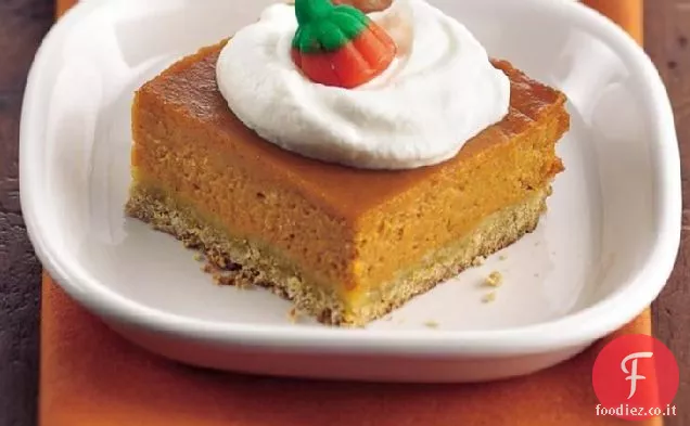 Quadrati di dessert al miele e zucca