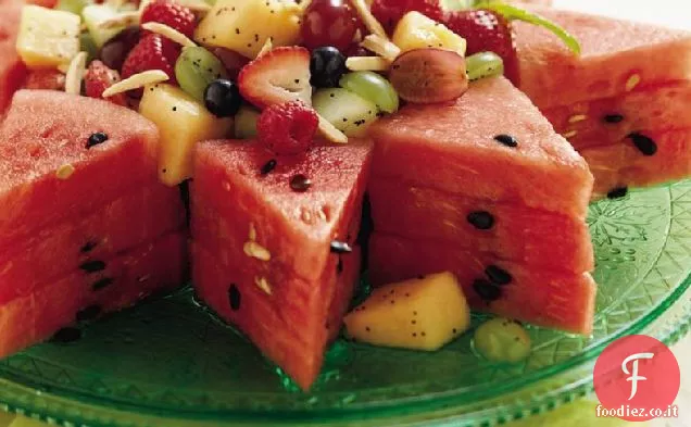 Insalata di frutta al lime al miele senza glutine